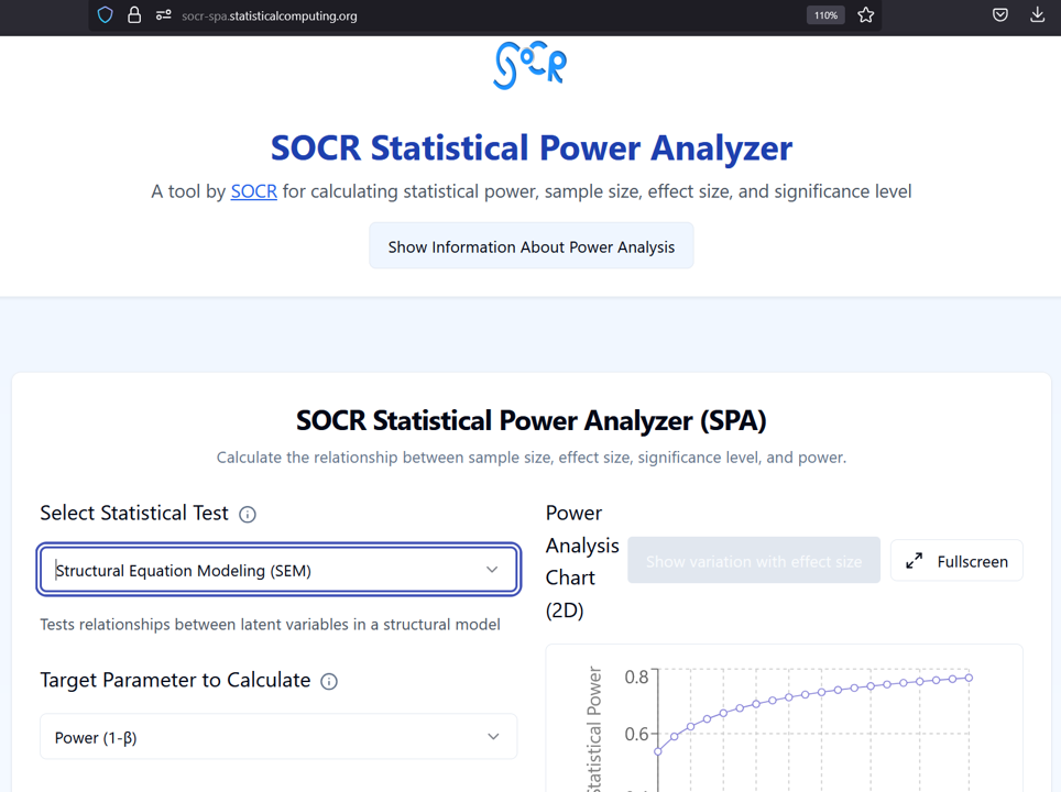 SDA: Statistical Power Analyzer